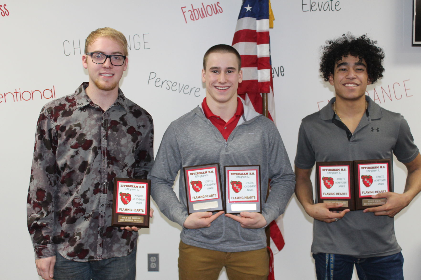 Effingham H.S. wrestling award winners
